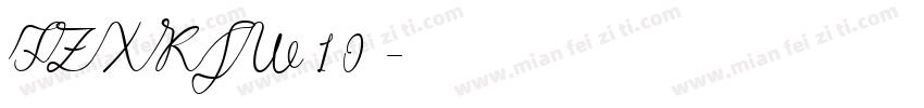 FZXKJW 1 0字体字体转换